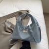 Bolso de Moda Trendy Estilo Coreano con Lazo Forma de Empanadilla para Mujer, Nuevo Bolso de Hombro Simple Versátil 2026
