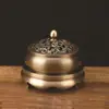Quemador de Incienso de Cobre Brillante Quemador de Incienso de Tres Patas Quemador de Incienso de Cobre Adornos Artesanías de Cobre Regalos Fabricantes Venta al por Mayor Productos de Cobre