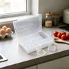 Caja Set con Compartimentos Independientes Desmontables, Joyero, Caja Organizadora Transparente de PP para Escritorio, Tapa abatible, Diamante Brillante, Hecho a Mano DIY