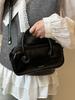 Bolsa de mão quadrada pequena para mulheres, nova bolsa casual simples de um ombro, primavera de 2025, popular na moda deste ano