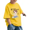 2026 Estiloso Moda Tendência Marca para Meninos Versátil Roupa Infantil Top Camiseta de Verão 100% Algodão Puro Camiseta Infantil de Manga Curta