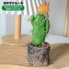 Planta de simulación nuevo cactus palma maceta nórdico planta verde sala de estar decoración del hogar bonsái disparo mayoreo