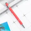 Bolígrafo de Metal Press Bolígrafo de Aluminio Bolígrafo Meiji Bolígrafo Táctil Capacitivo Bolígrafo para Pantalla Táctil de Escritura Bolígrafo de Regalo con Impresión de LOGOTIPO