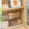 Caixa de Armazenamento Estilo Japonês para Casa Organizador de Cosméticos de Parede Rack de Armazenamento Dobrável para Banheiro