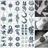Calcomanías de Tatuaje Impermeables y de Larga Duración Estudiantes Femeninas Lindas Artificiales Pequeñas Frescas Clavícula Dedo Estilo Hyuna Tatuaje de Dibujos Animados