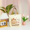 Bolsa de Lona Compañero de Dibujos Animados para el Día del Niño Bolsa de Lona para el Día del Niño Jardín de Niños Lindo Regalo Bolso de Mano Bolsa de Regalo