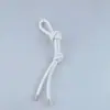 Llavero de Cuerda Trenzada de Cuero PU Avanzado Colgante Creativo Versátil para Bolsa Accesorios de Colgante de Cadena Tejidos a Mano DIY