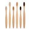 Conjunto de escova de dentes de bambu para comércio exterior, cerdas macias, escova de dentes de bambu, hotel, casa de família, escova de dentes de bambu plana, atacado e varejo