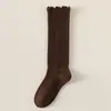 Calcetines de Red con Volantes y Encaje Estilo Coreano Ins Tendencia Jk Calcetines de Malla Hueca para Pantorrilla Calcetines Largos de Tubo Estilo Ballet Holgados