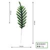 Hojas Verdes de Planta Simulada, Hojas de Plátano, Decoración de Pared de Plantas Simuladas, Arreglo Floral, Ramas de Hojas, Paisajismo, Decoración de Jardín, Plantas Verdes