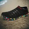 Sapatos de Natação para Praia Transfronteiriços Sapatos de Trilha ao Ar Livre Meias para Homens e Mulheres Parque Aquático Vadiagem Litoral Antiderrapante Anti-corte Pele
