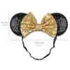 Diadema de Lazo con Estampado de Leopardo Más Vendida de Amazon Accesorios para el Cabello de Mickey y Minnie Diadema Ajustable para Parque de Atracciones Infantil