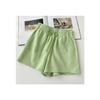 Pantalones Cortos de Comercio Exterior para Mujer Verano Finos de Cintura Alta Sueltos Rectos Adelgazantes Casuales Versátiles Ropa Exterior Pantalones Deportivos Outlet de Fábrica