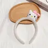 Faixa de Cabeça de Pelúcia para Lavar o Rosto para Mulheres, Adorável Novo Acessório de Cabeça de Desenho Animado, Máscara para Lavar o Rosto, Faixa de Cabelo, Faixa de Cabeça Antiderrapante, Acessórios de Cabelo