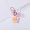 Llavero de resina de dopamina con girasol y bola esmerilada con hebilla de aleación para decoración de bolso y funda de teléfono, colgante para llavero