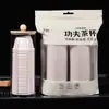 Copos Descartáveis para Chá Kung Fu, Espessos e Isolados, Feitos de Material de Casca de Arroz, Ecológicos e Facilmente Degradáveis, Conjunto de Chá de Alta Qualidade, Copos de Tamanho Pequeno