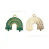 Sombrero Verde de Trébol Irlandés St. Accesorios de Joyería del Día de San Patricio Colgante DIY Colgante para Llavero