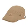 Retro Old Fashion IS Gorra Delantera Bordada de Hierro para Mujer Nueva Boina de Pintor Coreana Europea y Americana para Hombre a la Moda