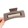 Pinza para el pelo de niña para ir al trabajo, Pinza de tiburón acrílica de color sólido, Accesorio grande para el pelo grueso, Pinza para la nuca de mujer