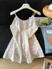 Camisola Fresh and Simple com Amarração Dupla para Mulheres, Novo Estilo Francês de Verão 2026, Top Soltinho Sem Mangas