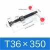Juego de husillo de bolas tipo T Accesorio Tornillo trapezoidal Husillo de bolas trapezoidal Maquinaria para carpintería Abrazadera para husillo de bolas