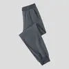 Pantalones de chándal azul marino y negro para niños, primavera y otoño, para niños y niñas, gris oscuro, gris claro, con puños, engrosados, pantalones de uniforme escolar para niños