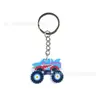 Serie de Vehículos Todoterreno Colgante Llavero de PVC Accesorios Llavero Mochila Escolar Anillo de Llave de Coche Decoración Venta al por Mayor Transfronteriza