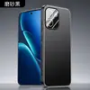 Adequado para capa de celular de metal iQOOZ11 iq00z11turbo, cobertura total com lente embutida, capa protetora simples de cor sólida