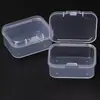 Caja de Almacenamiento de Cuentas Transparente Rectangular Organizador para Accesorios Portátil Arte de Uñas Cuentas División Puesto de Almacenamiento de Cuentas