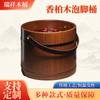 Cubo Portátil para Pies Cedro Hogar Madera Sólida Cubo para Pies Cubo para Pies Sala de Sauna Terapia para Pies Cubo de Madera para Pies Venta al por Mayor