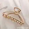 Clip de Metal de Corea del Sur Pinza para el Cabello de Verano para Mujer Múltiples Tamaños Pinza de Tiburón Disco para la Parte Trasera del Cabello Pinza para el Cabello Perla Accesorios para el Cabello Versátiles para Mujer