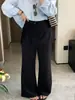 Dd Roupas Femininas Plus Size 2026 Primavera Nova Moda Painel Traseiro Removível Calças Casuais Flare 9310