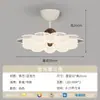 Lustre de Quarto Cor de Creme Estilo Francês 2026 Novo Vintage Iluminação de Teto para Quarto de Criança Luminárias Criativas Florais para Quarto Principal