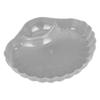 Plato para Dumplings Shell Material PS Transparente con Plato para Vinagre Hogar Creativo Plato para Fruta Plato para Snacks Snack en stock Cabello Rápido