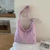 Bolso de Rayas para Mujer 2026 Nueva Moda de Primavera Bolso de Hombro Bolso Tote de Gran Capacidad para la Escuela y el Viaje Diario Bolso Cruzado