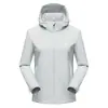 Chaquetas Soft Shell Suaves para Hombre y Mujer para Exteriores de Otoño e Invierno, Chaquetas Soft Shell con Capucha y Cuello Alto Cortavientos e Impermeables, Chaquetas de Montañismo con Forro de Terciopelo