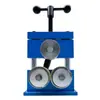 Máquina de Laminar y Doblar de Manivela para Superficies Cóncavas y Convexas, Usada para Formar Pulseras, Anillos y Aretes, y para Dar Forma a Oro, Plata y Cobre; Equipo de Orfebrería