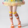 Calcetines Altos para Niños Primavera y Otoño Animales de Dibujos Animados para Niñas Calcetines Altos Holgados Calcetines Rectos por Encima de la Rodilla para Niños Mayores
