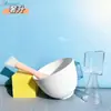 Set de Tazón para Mascarilla Facial, Tazón Suave para Polvo de Mascarilla, Brocha para Mascarilla de Barro, Taza Medidora, Palillo Mezclador, Brocha, Tazón para Mascarilla de 250 ml, Suministro Directo de Fábrica