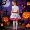 Exportación Transfronteriza de Ropa Infantil para Fiestas de Halloween para Niñas, Vestido de Princesa con Estampado de Fantasma Blanco de Halloween 22