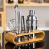 Kit de Coqueteleira de Aço Inoxidável Transfronteiriça Kit Completo de Ferramentas de Barman para Coquetéis Shek Cup