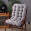 Cojín de Asiento de una Pieza, Cojín Plegable para Sillón Reclinable, Almohadilla de Asiento Antideslizante, Cojín para Silla de Oficina, Respaldo con Soporte Lumbar, Cojín de Asiento con Protección Lumbar
