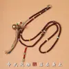 Nueva serie de colgantes de ciervo y calabaza estilo chino cadena para teléfono móvil cruzada moda inspirada en el Zen sándalo cuentas de oración budistas joyería y artículos culturales