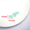 Pingente de Cabacinha Auspiciosa Esmaltada Jade Imitação Material para Fazer Pingente Perfurado Artesanal DIY Pingente Pulseira