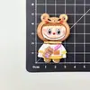 Muñeca de Tarjeta Grande Labubu Pegamento de Crema DIY Accesorios de Resina Funda para Teléfono Móvil Pasador Diadema Llavero Material Venta al por Mayor