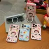 Soporte Maruko Shinchan Compatible con Funda de Teléfono Apple 18ProMax 17 Dibujo Animado Lindo Huawei Xiaomi Ventana Grande