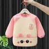 Babero para bebé, ropa para comer de niños, bata impermeable y anti-manchas de manga larga, babero para alimentación de bebés, ropa de alimentación lavable