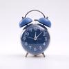 Reloj despertador de doble campana supergrande de 4 pulgadas, esfera de personalidad creativa, clásico silencioso para estudiantes, reloj de mesa GH823