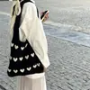 Bolso de Paja Estilo Vacaciones de Playa 2025 Nuevo Bolso de Hombro Bolso Tote de Paja de Verano Gran Capacidad Bolso Tejido Portátil