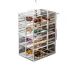 [Fábrica de Origen] Caja de Almacenamiento para Gafas de Estilo Cajón de Gran Capacidad, Caja de Almacenamiento Multicapa Desmontable a Prueba de Polvo para Gafas de Sol
